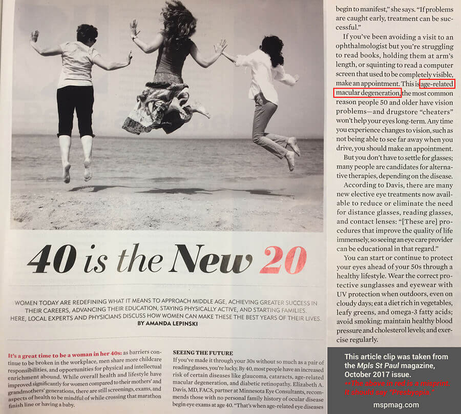 Article of 40 is the New 20