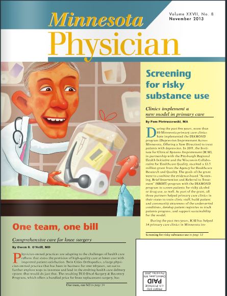 Minnesota Physician Magazine Cover